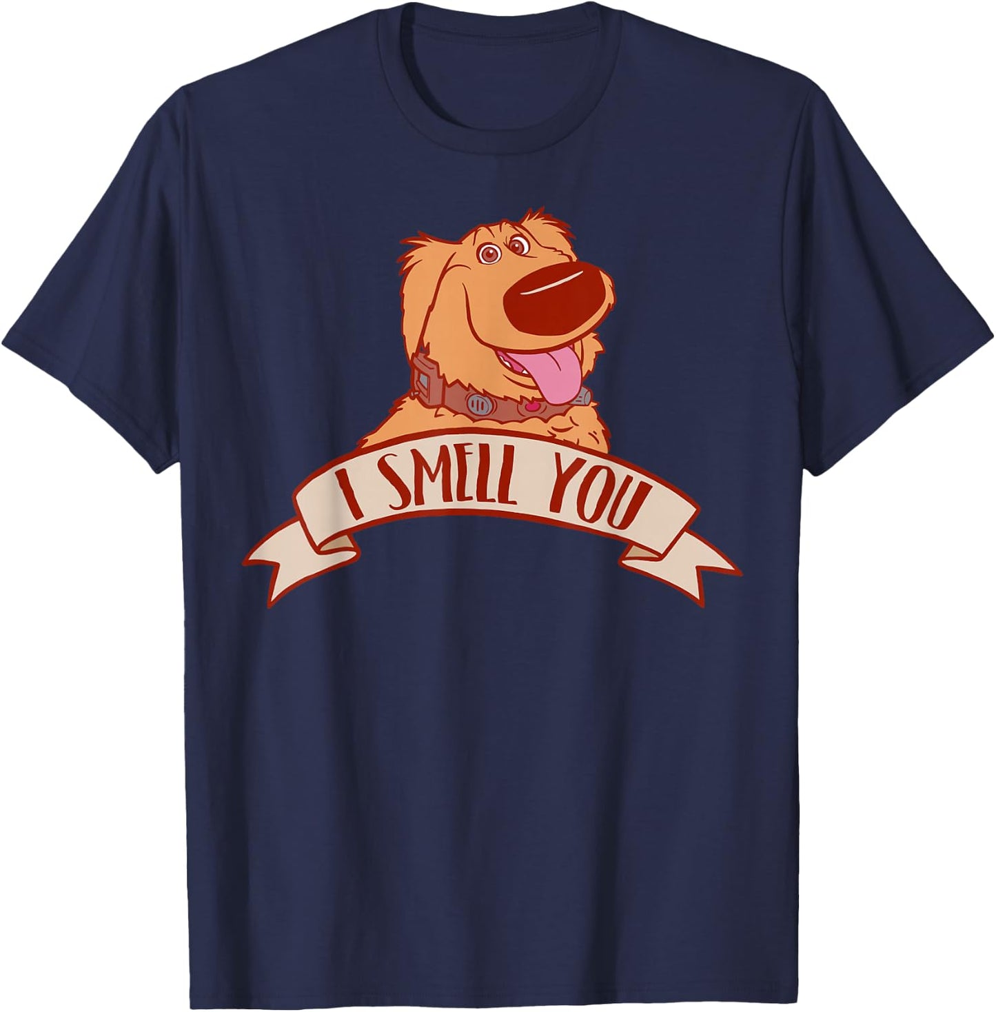Disney Pixar Up Dug I Smell You Portrait T-Shirt - T-Shirt | Navy