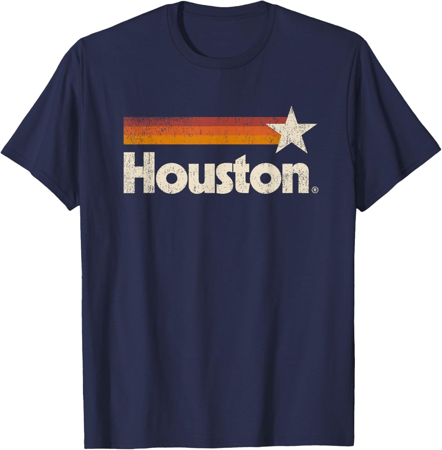 Houston Texas Houston Strong Stripes T-Shirt - T-Shirt | Navy