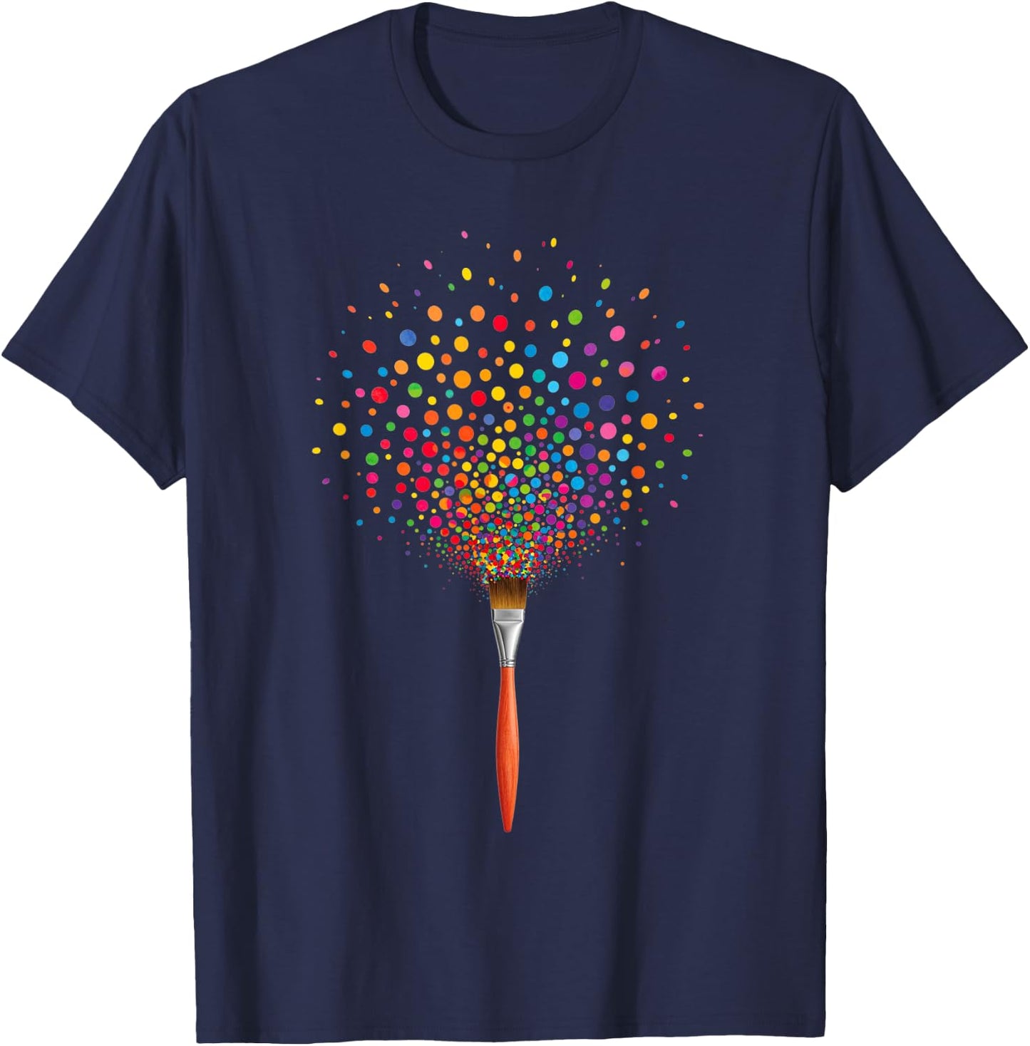 Dot Day Paint Rainbow Polka Boys Girls Each Dot Matters T-Shirt - T-Shirt | Navy