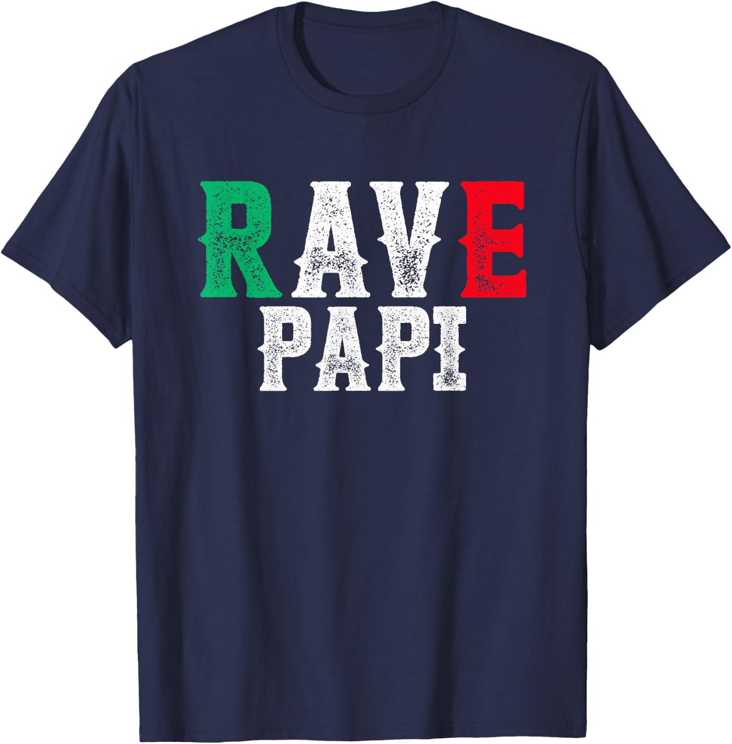 Rave Papi - Mexican Rave Daddy Mexico EDM Festival T-Shirt - T-Shirt | Navy