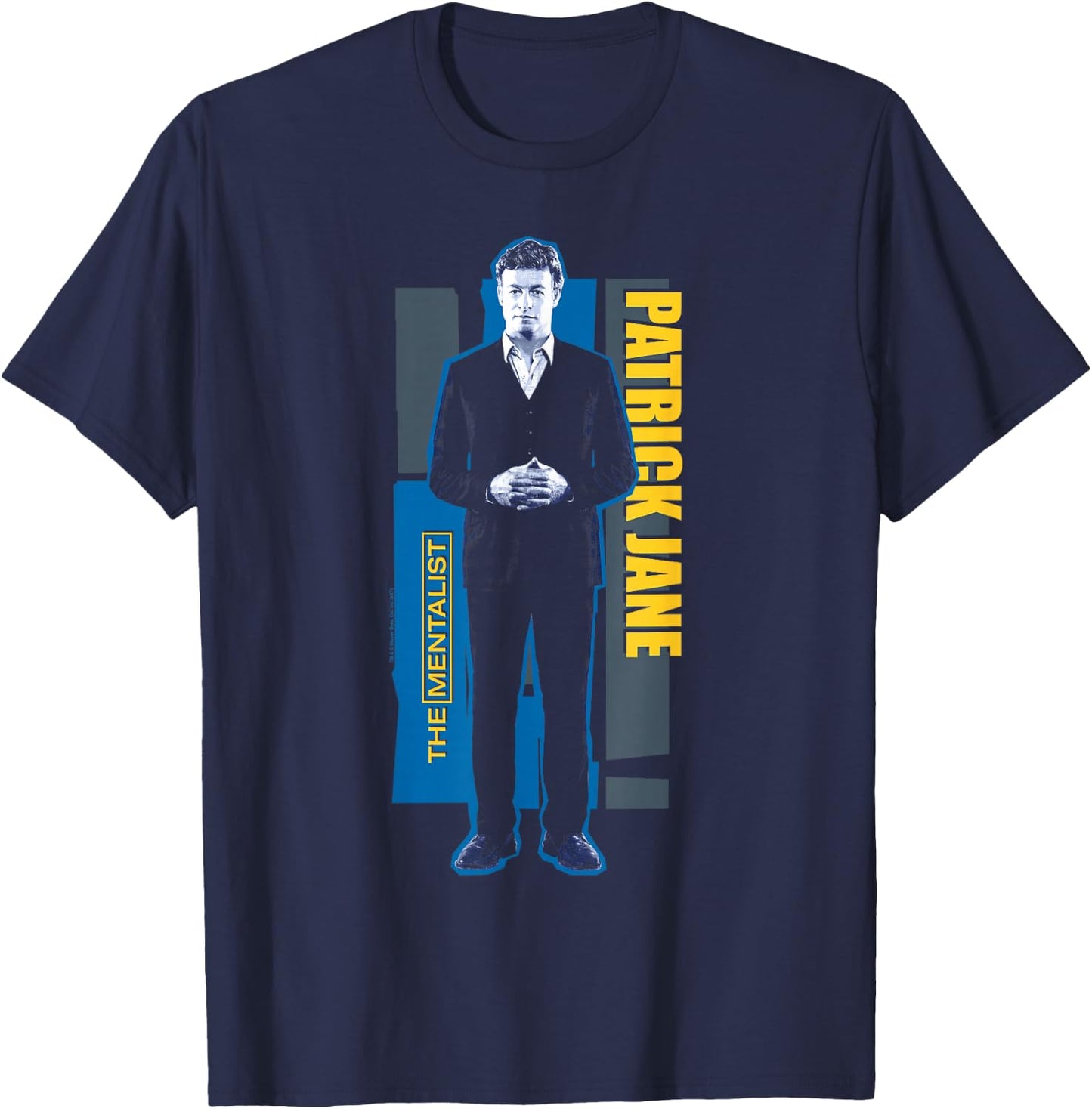 The Mentalist Patrick Jane T-Shirt - T-Shirt | Navy