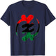 Gye Nyame Adinkra Pan-Africanism Pan African Adinkra T-Shirt - T-Shirt | Navy