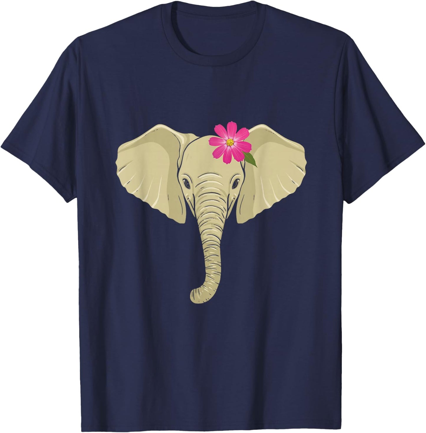 Elephant Gift Girlfriend Women Men Elephants Elefant T-Shirt - T-Shirt | Navy