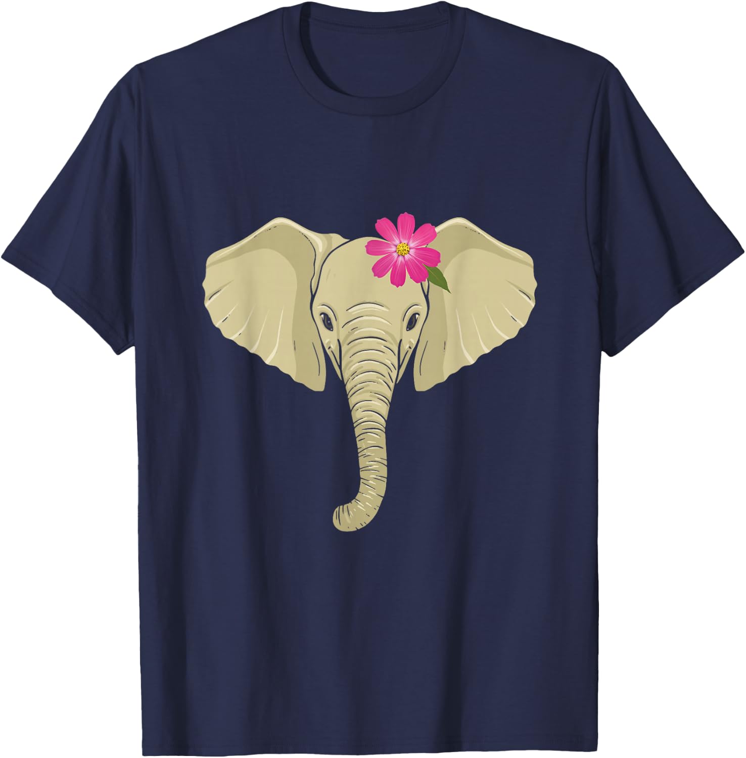 Elephant Gift Girlfriend Women Men Elephants Elefant T-Shirt - T-Shirt | Navy