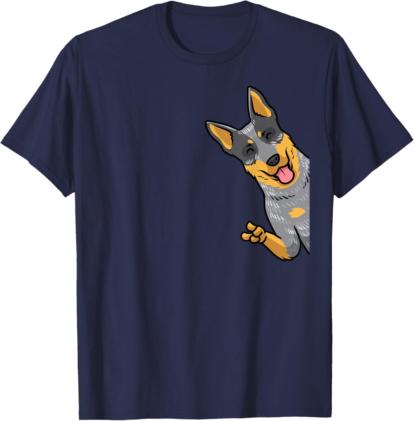 Australian Cattle Dog Heeler T-Shirt - T-Shirt | Navy