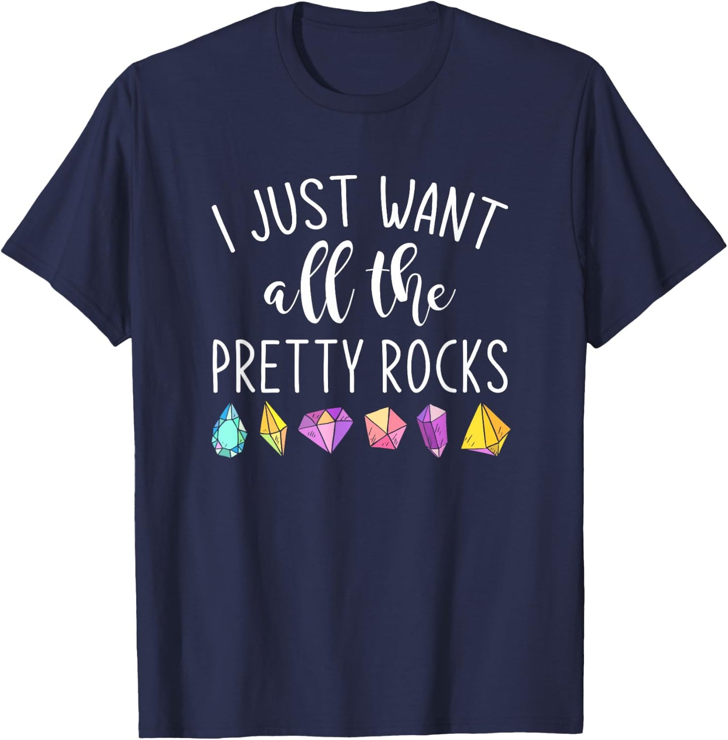 Rock Collector Scientist Gift Funny Geology T-Shirt - T-Shirt | Navy