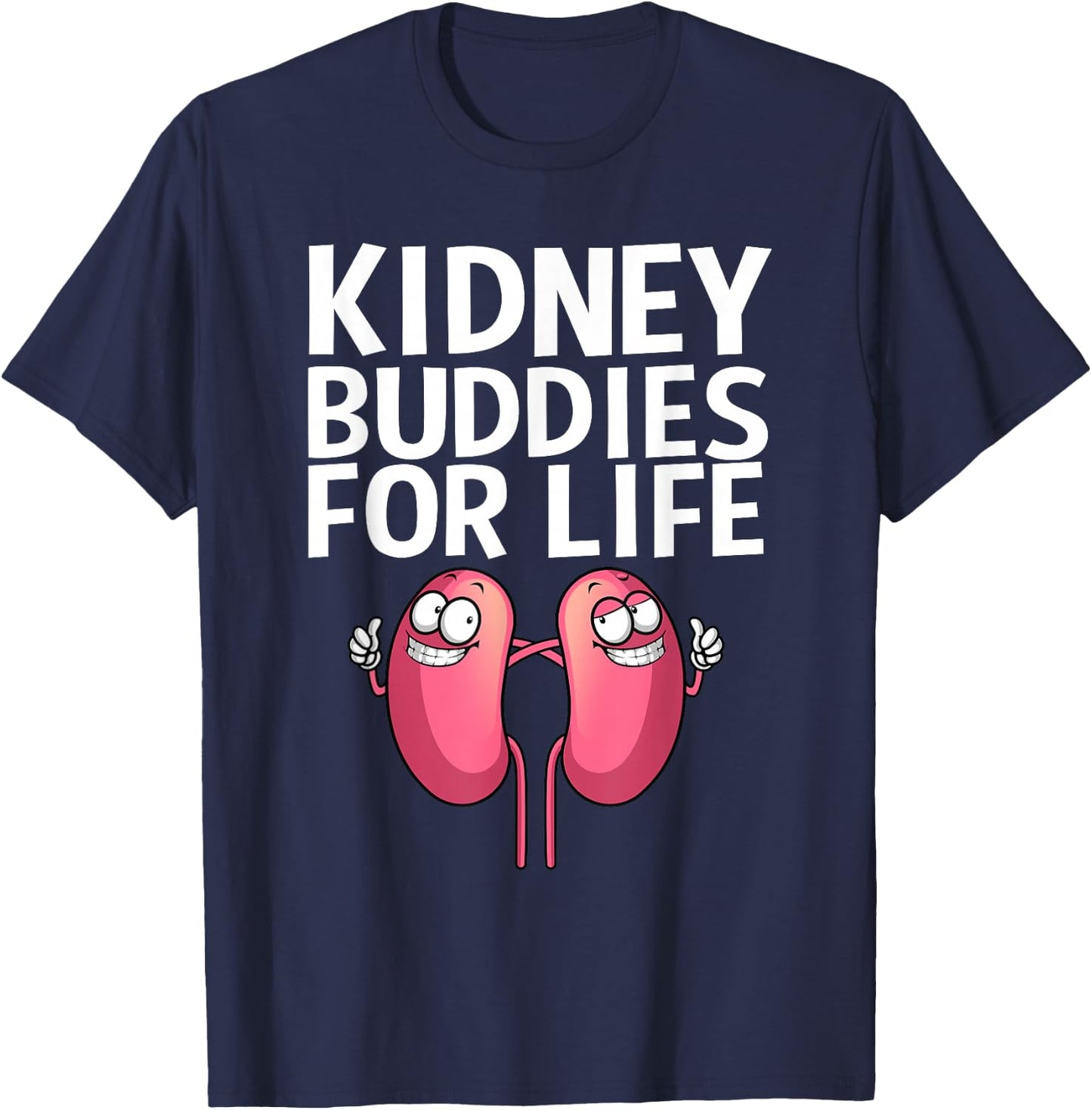 Funny Kidney Transplant Art Men Women Kidney Surgery Warrior T-Shirt - T-Shirt | Navy