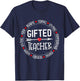 Matching Gifted Teacher Squad Education Talented School Team Women Girls Kids T-Shirt - T-Shirt | Navy