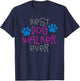 Best dog walker ever greatest pet sitter puppy trainer love T-Shirt - T-Shirt | Navy