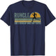 Runcle Funny Running Uncle Meme Fast Runner Racer Racing Man T-Shirt - T-Shirt | Navy