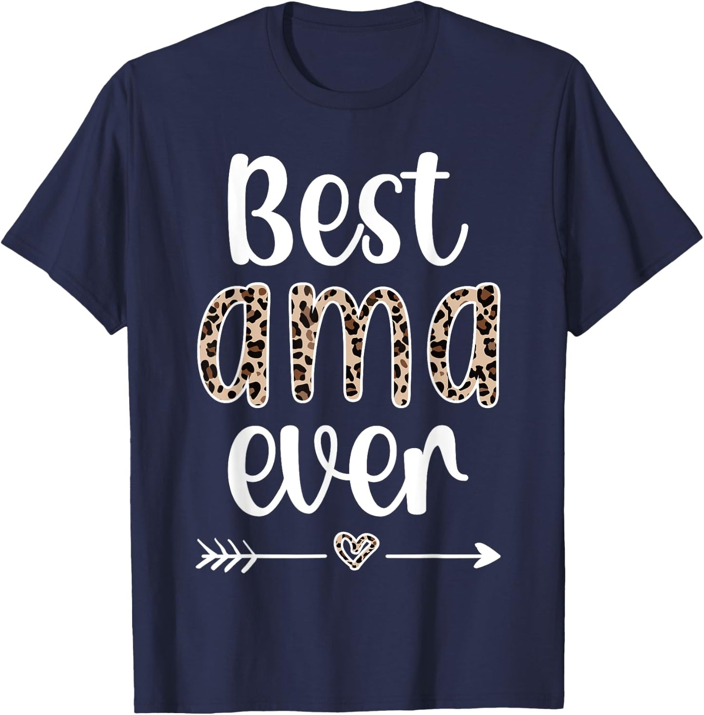 Best Ama Ever Ama Grandmother Proud Ama Grandma T-Shirt - T-Shirt | Navy