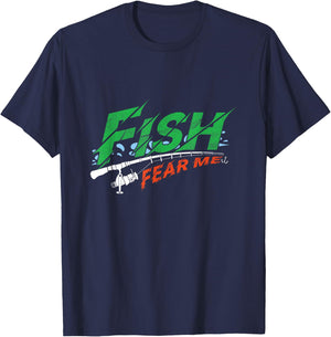 Fisherman Fishing Fishing Fish Fishing Rod Lake Gift T-Shirt - T-Shirt | Navy