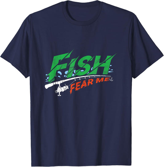 Fisherman Fishing Fishing Fish Fishing Rod Lake Gift T-Shirt - T-Shirt | Navy