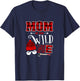 MOM Of the Wild One 1st Birthday Lumberjack T-Shirt - T-Shirt | Navy