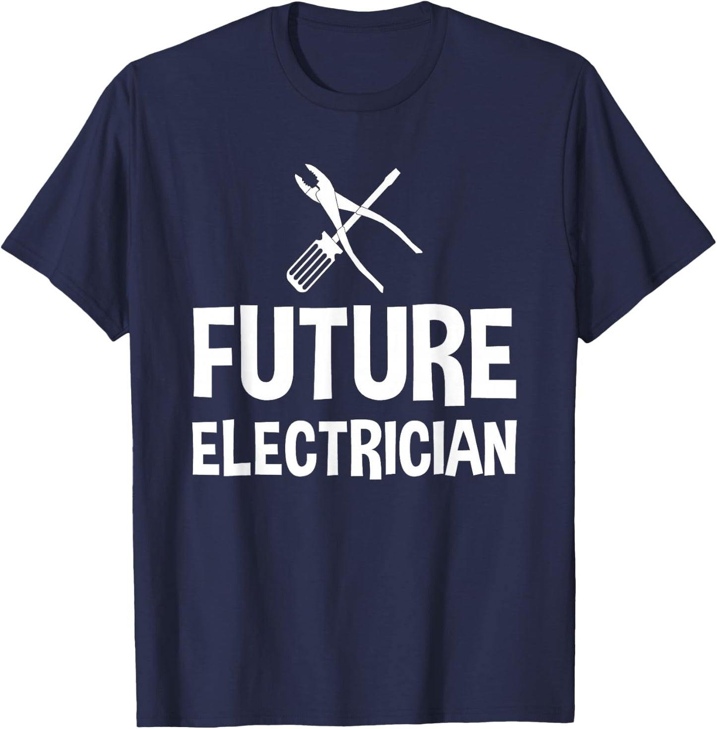 Future Electrician Kids Children T-Shirt - T-Shirt | Navy