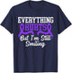 Everything Hurts But I'm Still Smiling Lupus Awareness T-Shirt - T-Shirt | Navy