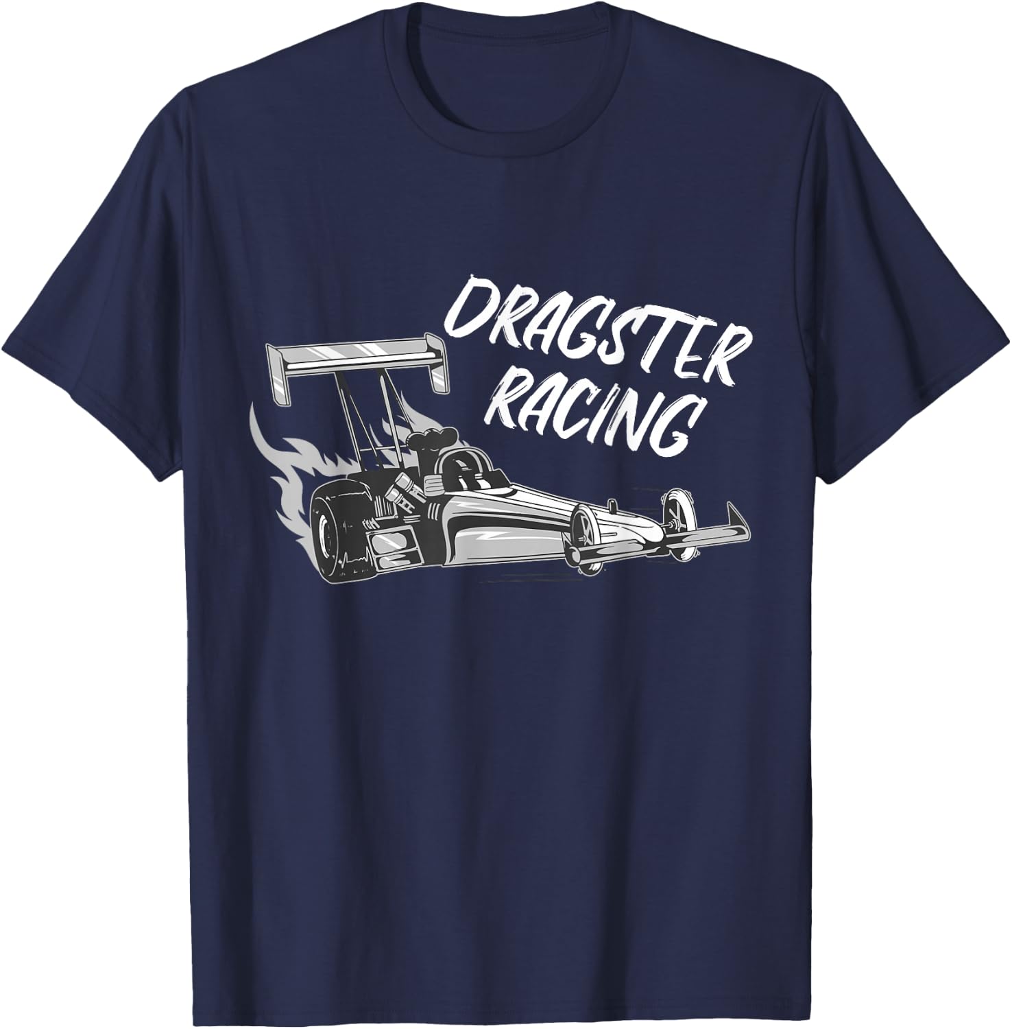 Dragster Racing T-Shirt - T-Shirt | Navy