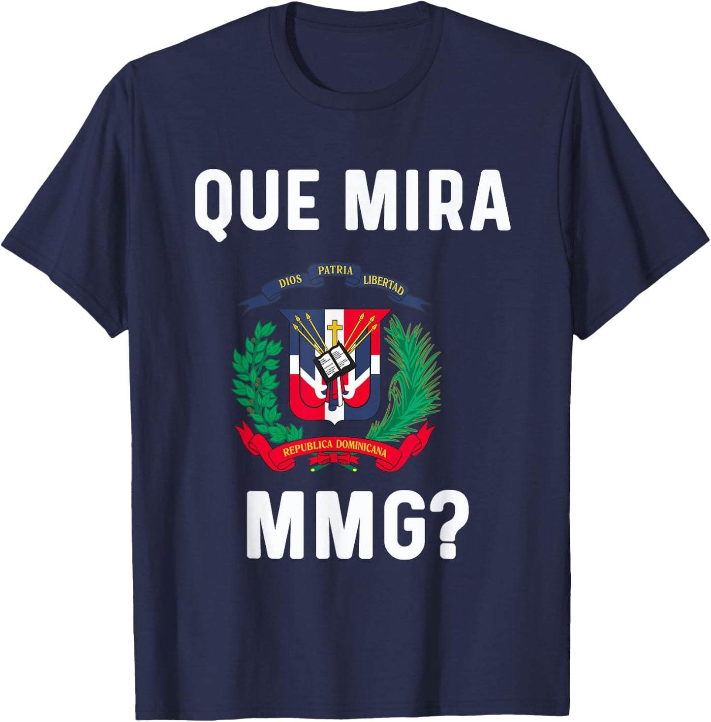 Dominicana Flag RD Dominican Republic Slang RD Quote KLK T-Shirt - T-Shirt | Navy