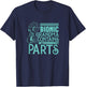 Bionic Grandma Aftermarket Parts - Knee & Hip Replacement T-Shirt - T-Shirt | Navy