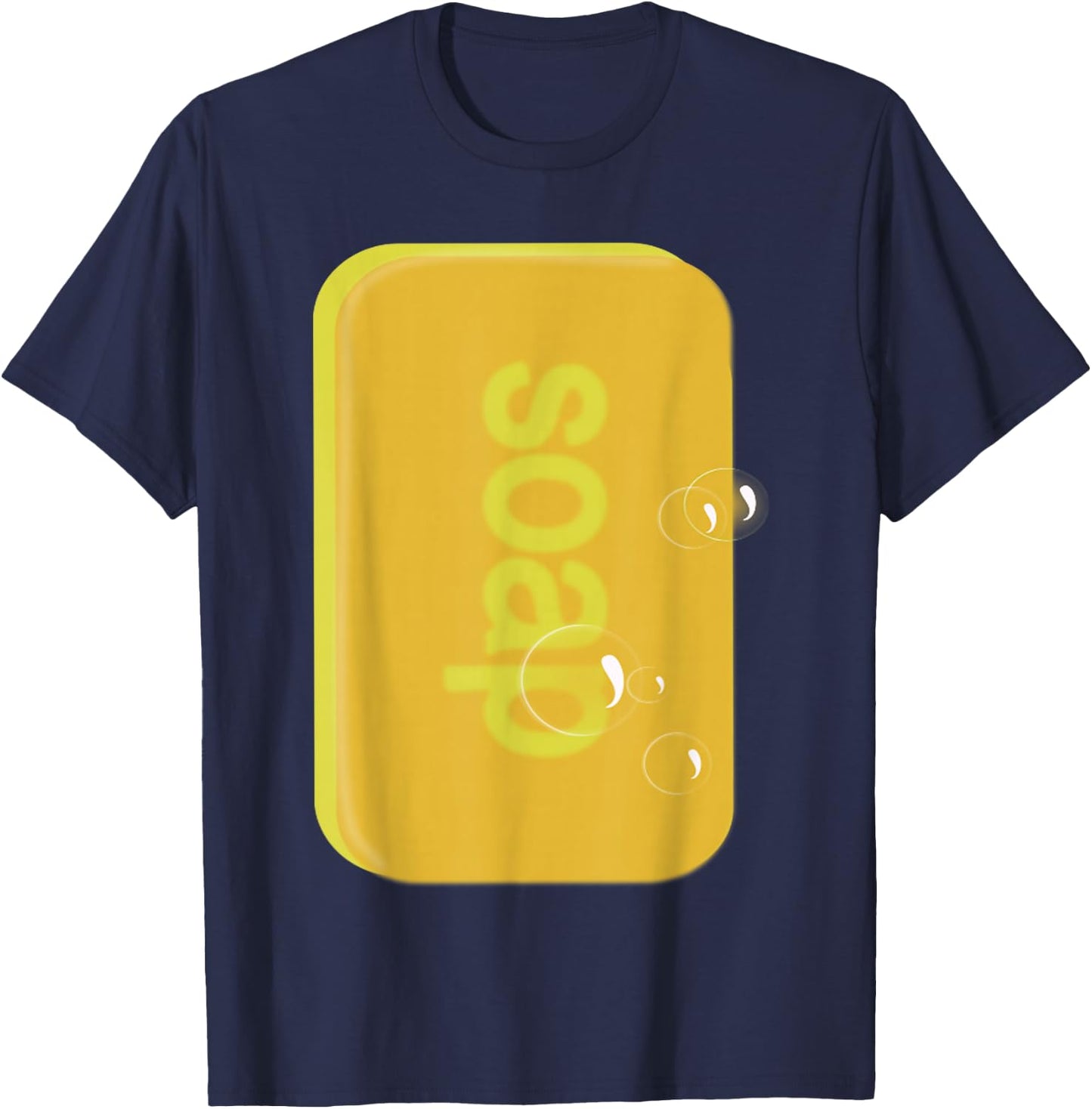 Soap bar Last Minute Funny Halloween Costume T-Shirt - T-Shirt | Navy