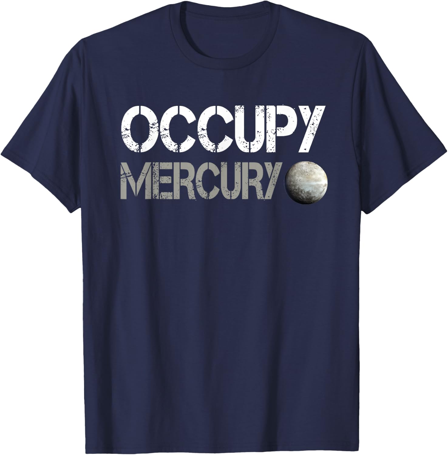 Occupy Mercury Space Explorer T-Shirt - T-Shirt | Navy