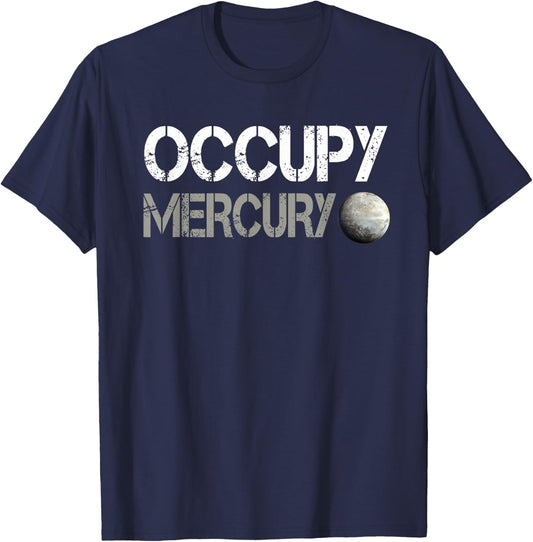 Occupy Mercury Space Explorer T-Shirt - T-Shirt | Navy