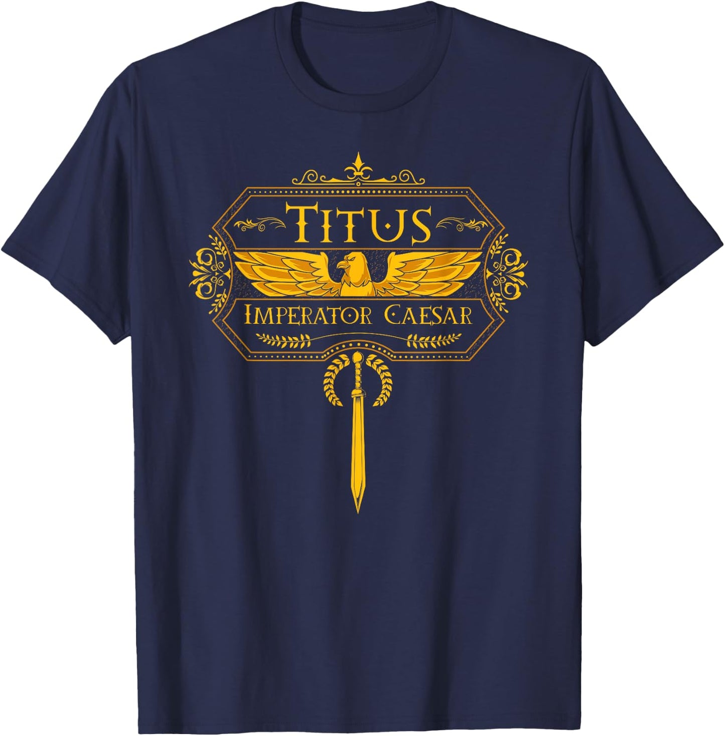 Roman Emperor Titus T-Shirt - T-Shirt | Navy