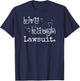 Irreverent Live Laugh Lawsuit - Funny Lawyer, Attorney, Law Student T-Shirt - T-Shirt | Navy