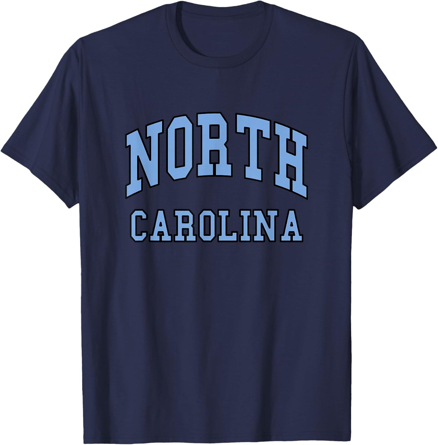 NORTH CAROLINA - Throwback Design - Classic T-Shirt - T-Shirt | Navy