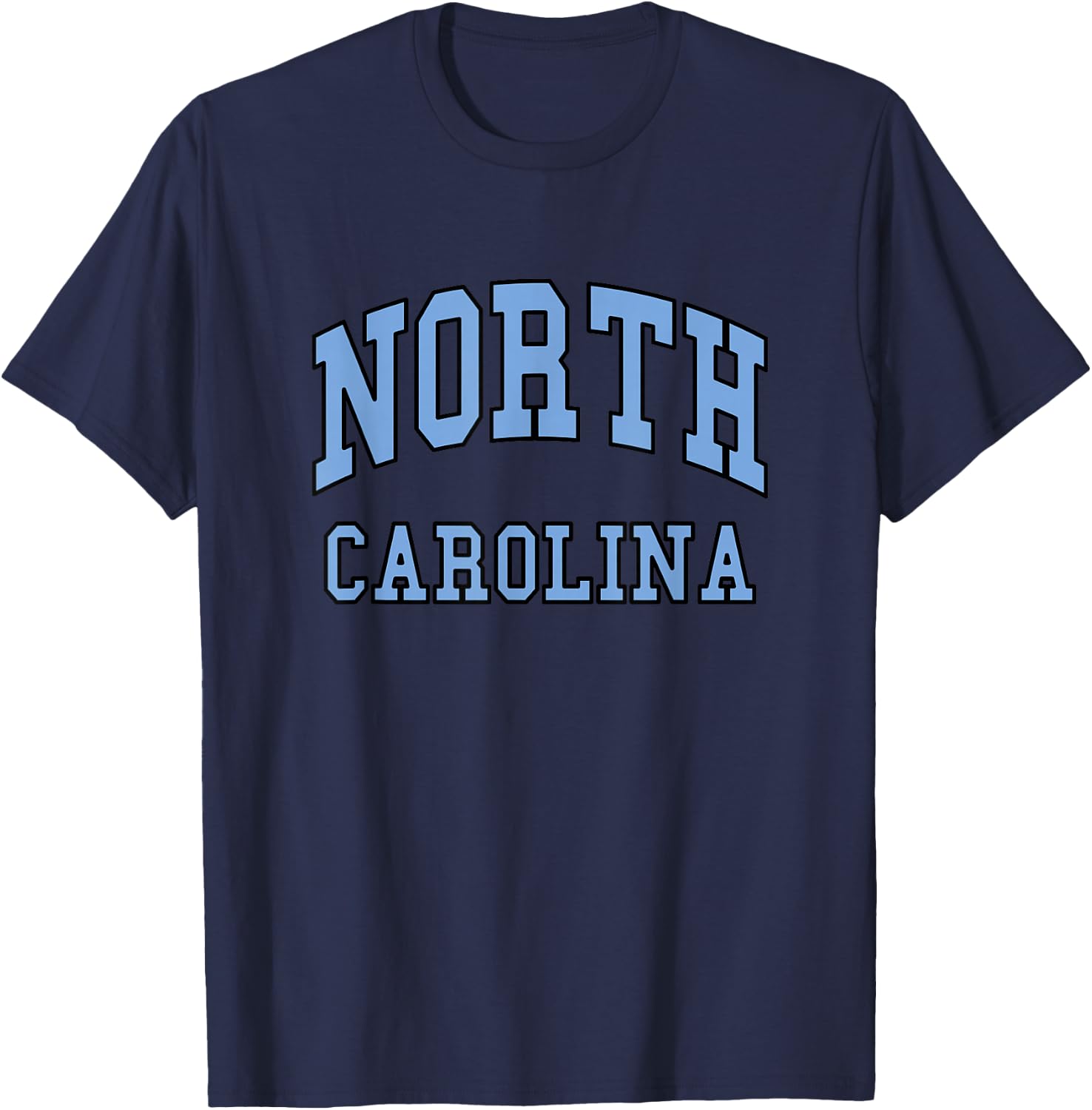 NORTH CAROLINA - Throwback Design - Classic T-Shirt - T-Shirt | Navy