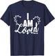 I Am Loved Bible Verse John 3 16 Christian T-Shirt - T-Shirt | Navy