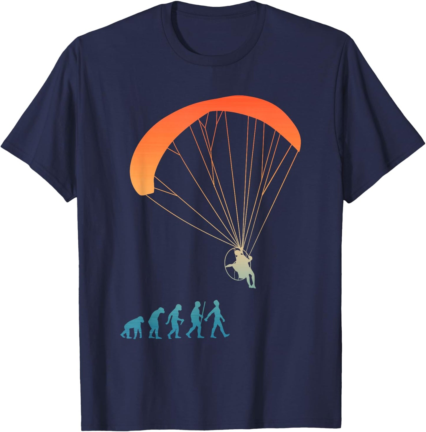 Paramotor Art Women Paramotoring PPG Paramotor Lover T-Shirt - T-Shirt | Navy