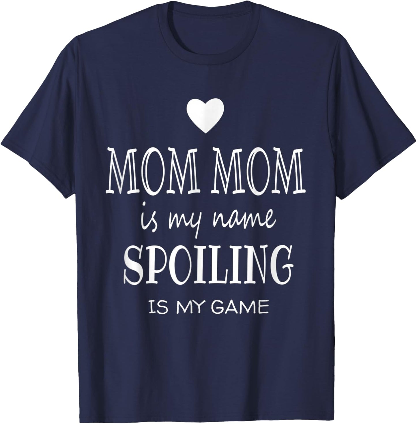 Mom Mom is My Name Mom Gifts from Grandkids T-Shirt - T-Shirt | Navy