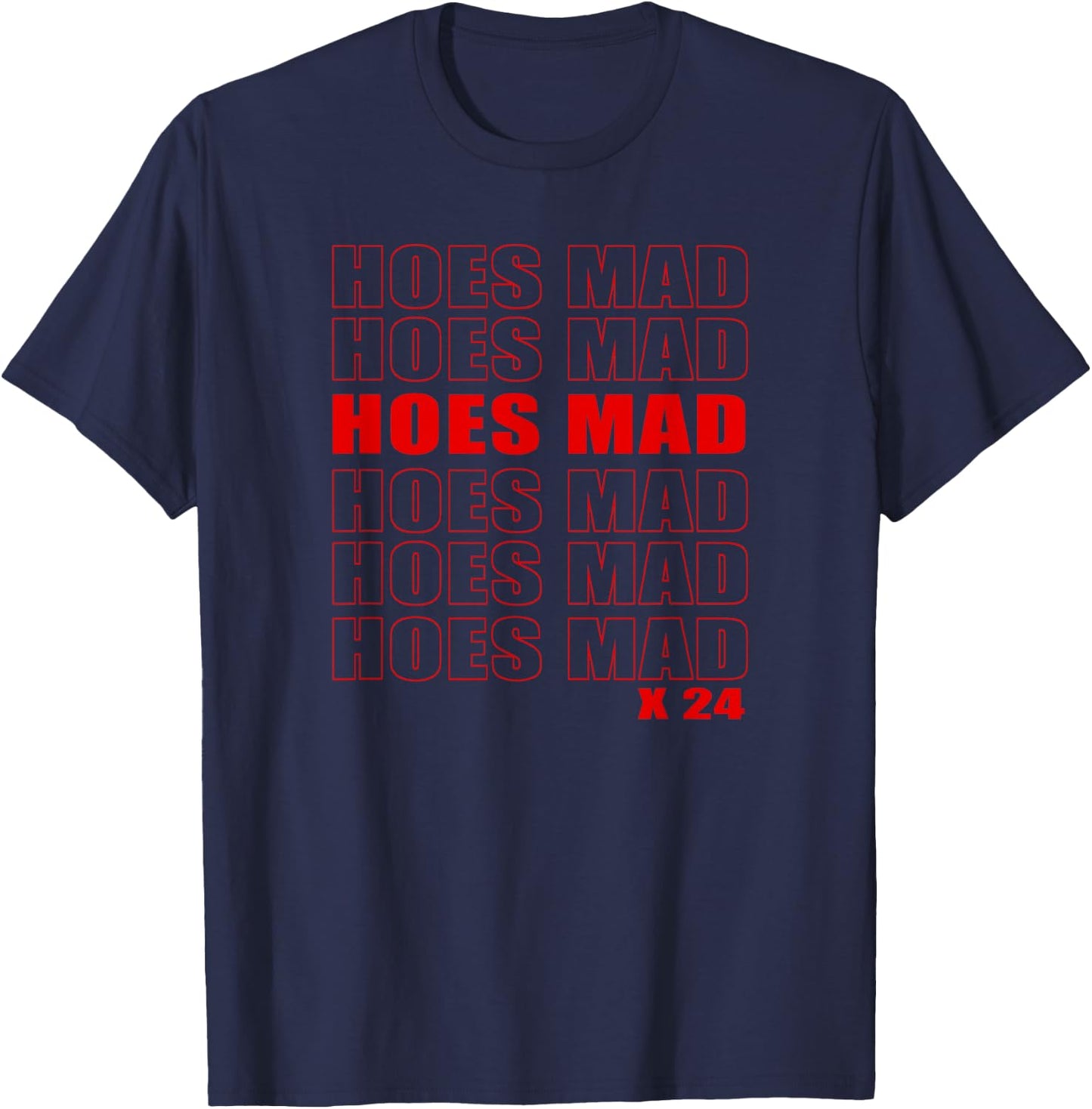 Hoes Mad X24 T-Shirt - T-Shirt | Navy
