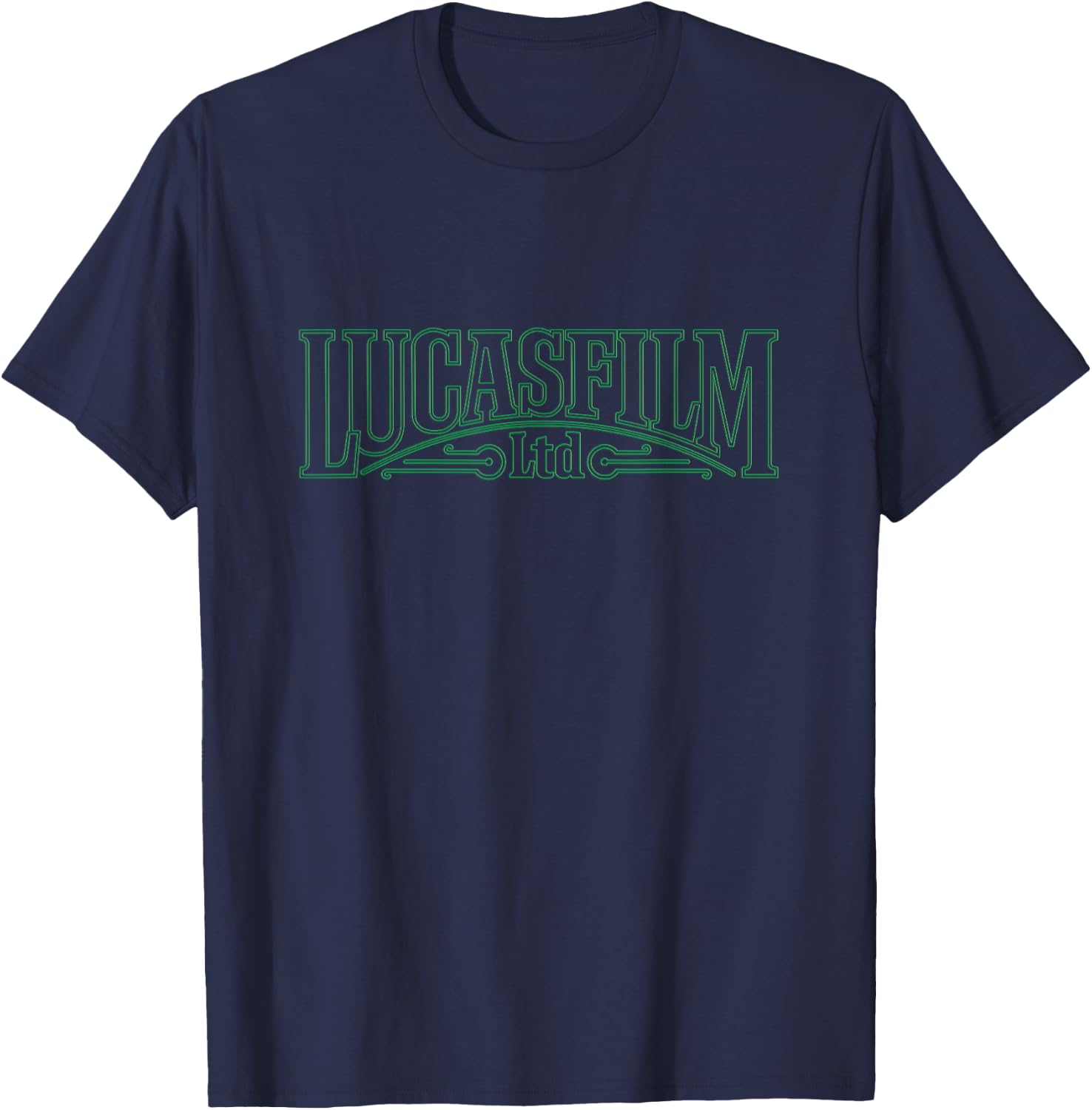 Lucasfilm Ltd Green Logo Women’s and Men’s T-Shirt - T-Shirt | Navy