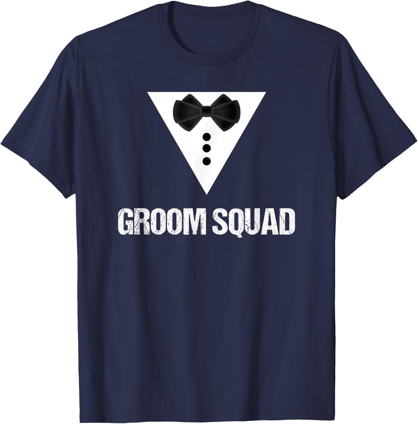Groomsman Squad Bachelor Party T-Shirt - T-Shirt | Navy