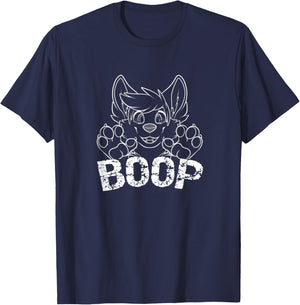 Fursuit BOOP Cute Puppy Furry Fandom Proverb T-Shirt - T-Shirt | Navy