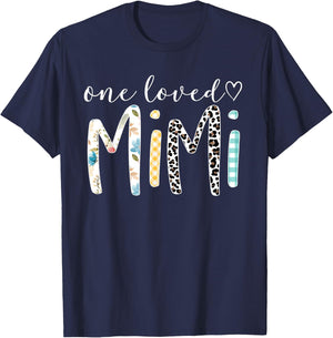 Mimi Gifts Women One Loved Mimi Mother's Day T-Shirt - T-Shirt | Navy