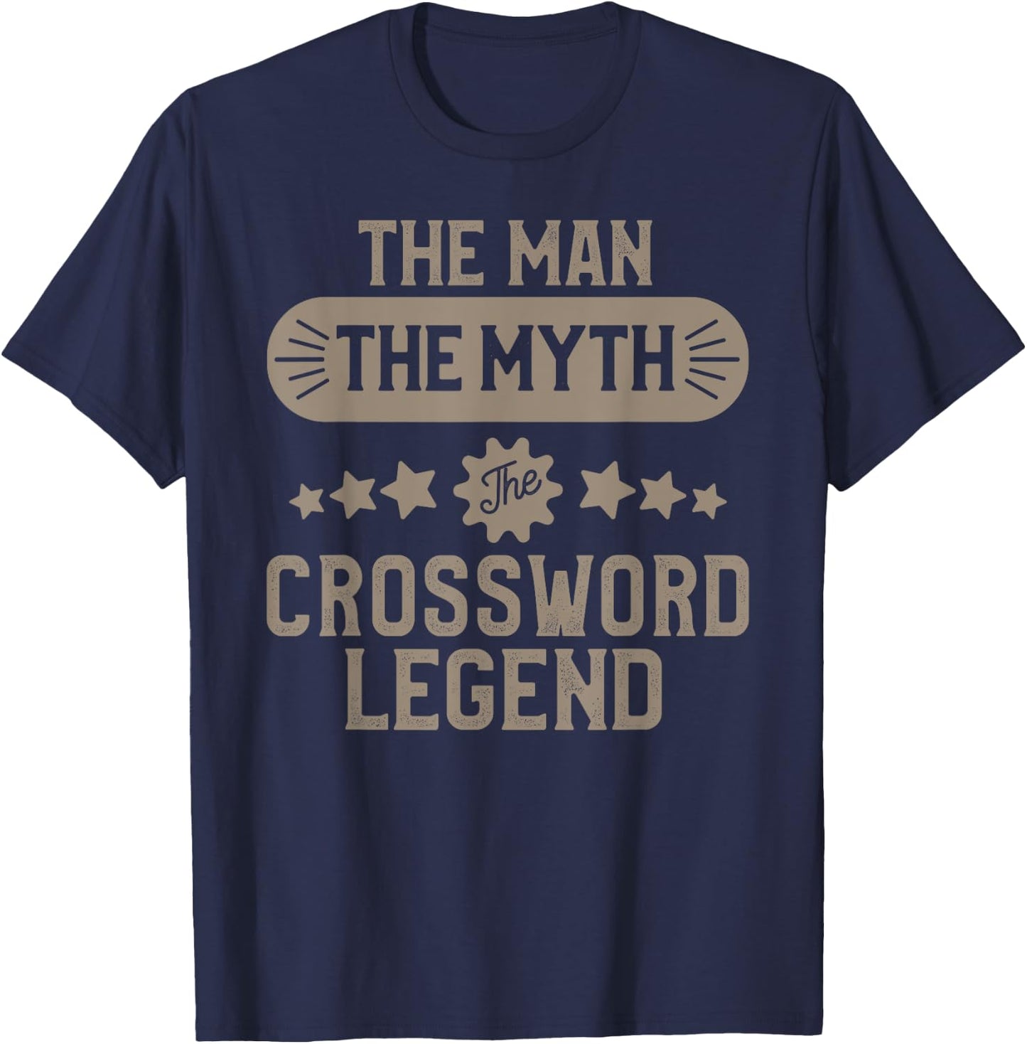Crossword Puzzle English Puzzle Lover Gift T-Shirt - T-Shirt | Navy