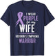 Hodgkin's Lymphoma Cancer Awareness Shirt For My Wife T-Shirt - T-Shirt | Navy