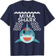 Mima Shark shirt Matching Family Shirts Shark Family T-Shirt - T-Shirt | Navy