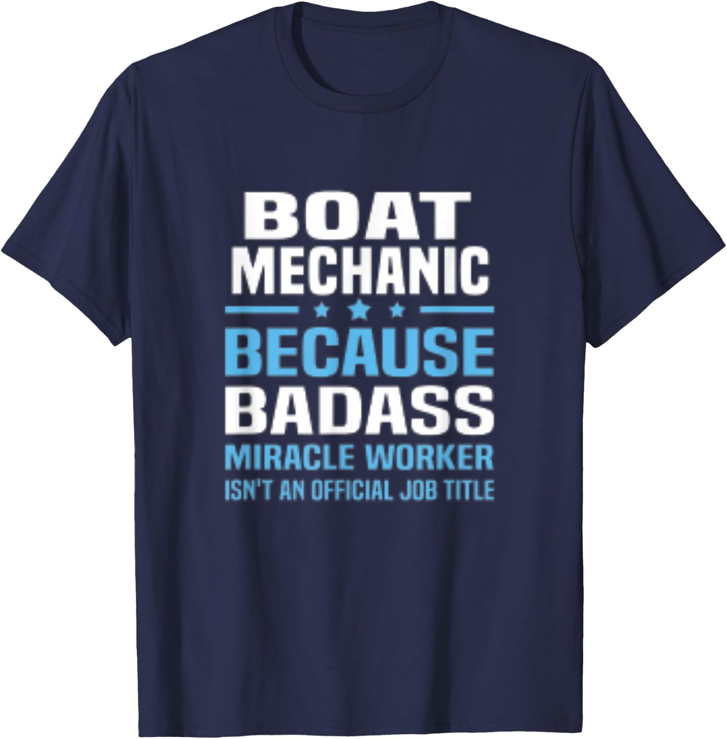 Boat Mechanic T-Shirt - T-Shirt | Navy