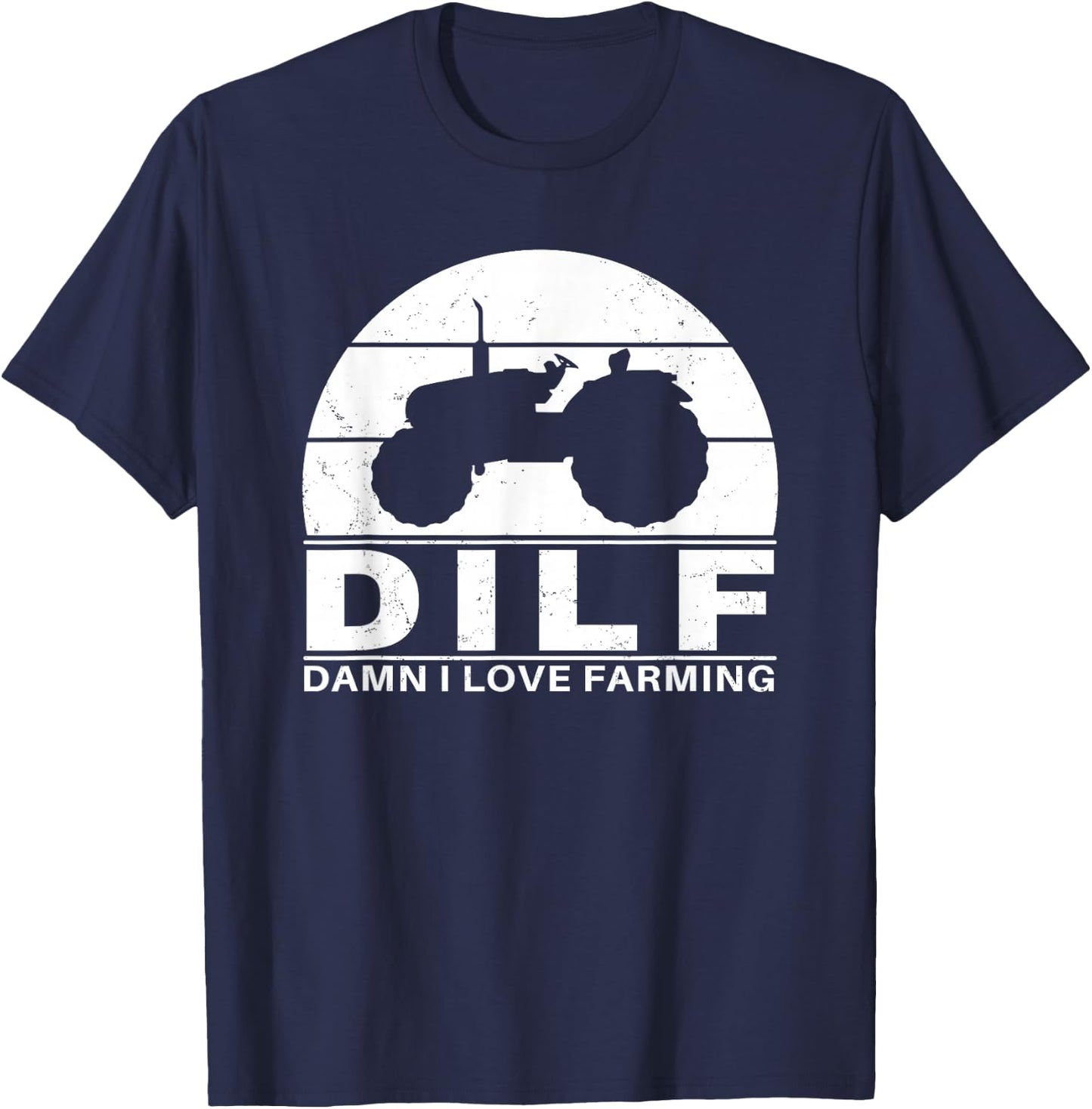 Damn I love Farming T-Shirt - T-Shirt | Navy