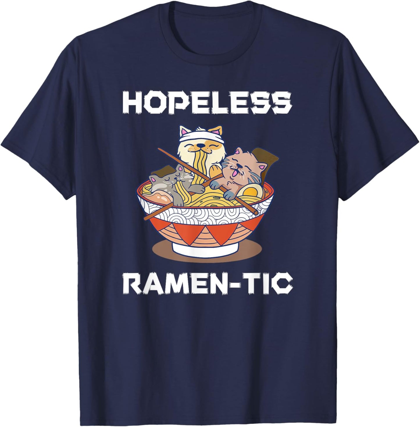 Hopeless Ramen Tic T-Shirt - T-Shirt | Navy