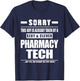 Pharmacy Technician Shirt Gift Boyfriend Husband Fiance T-Shirt - T-Shirt | Navy