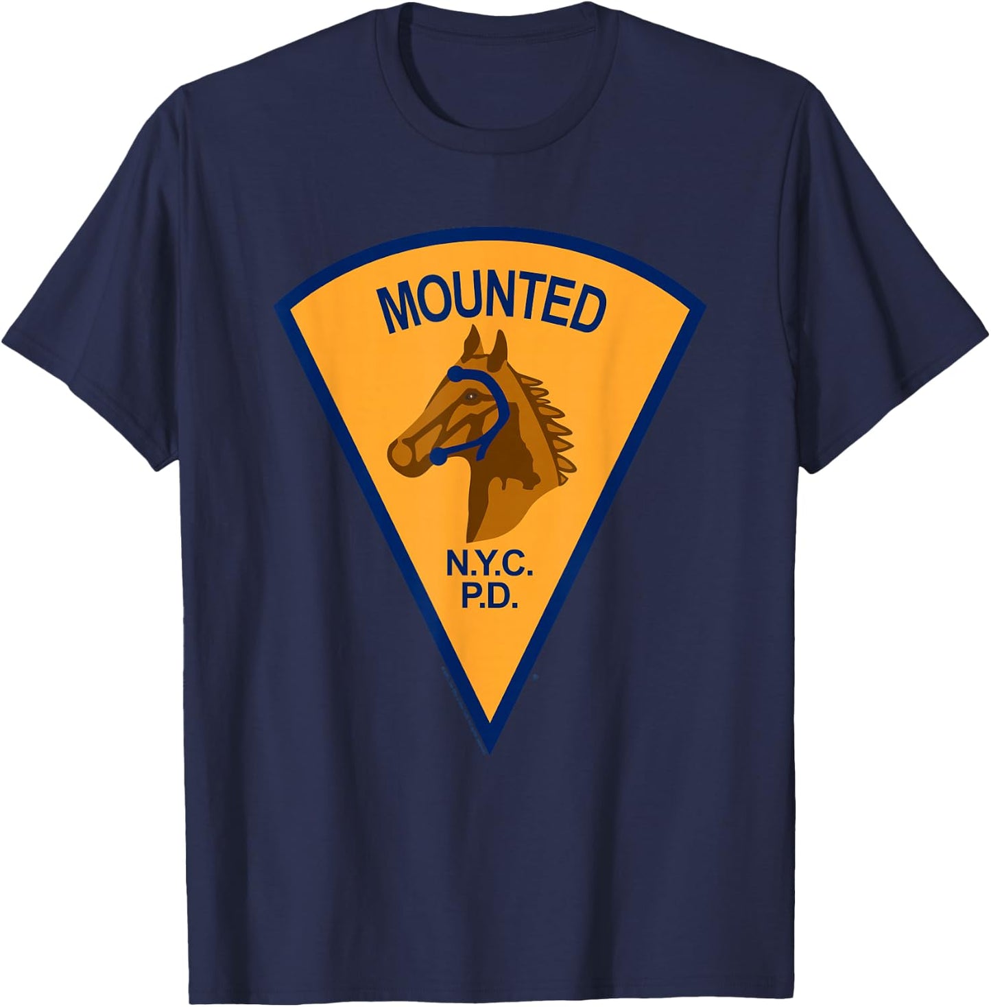 New York City NYPD Mounted T-Shirt - T-Shirt | Navy