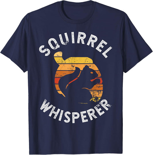 Funny Squirrel Art Women Kids Pet Squirrel Lovers T-Shirt - T-Shirt | Navy