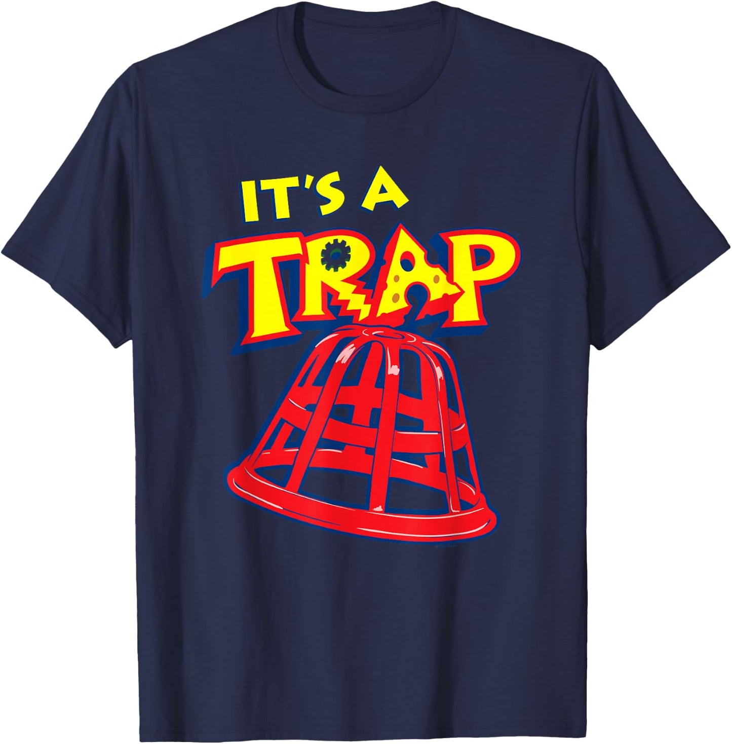 Mouse Trap It's a Trap T-Shirt - T-Shirt | Navy