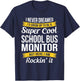 School Bus Monitor Funny Gift T-Shirt - T-Shirt | Navy