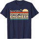Vintage Machine Learning Engineer T-Shirt - T-Shirt | Navy